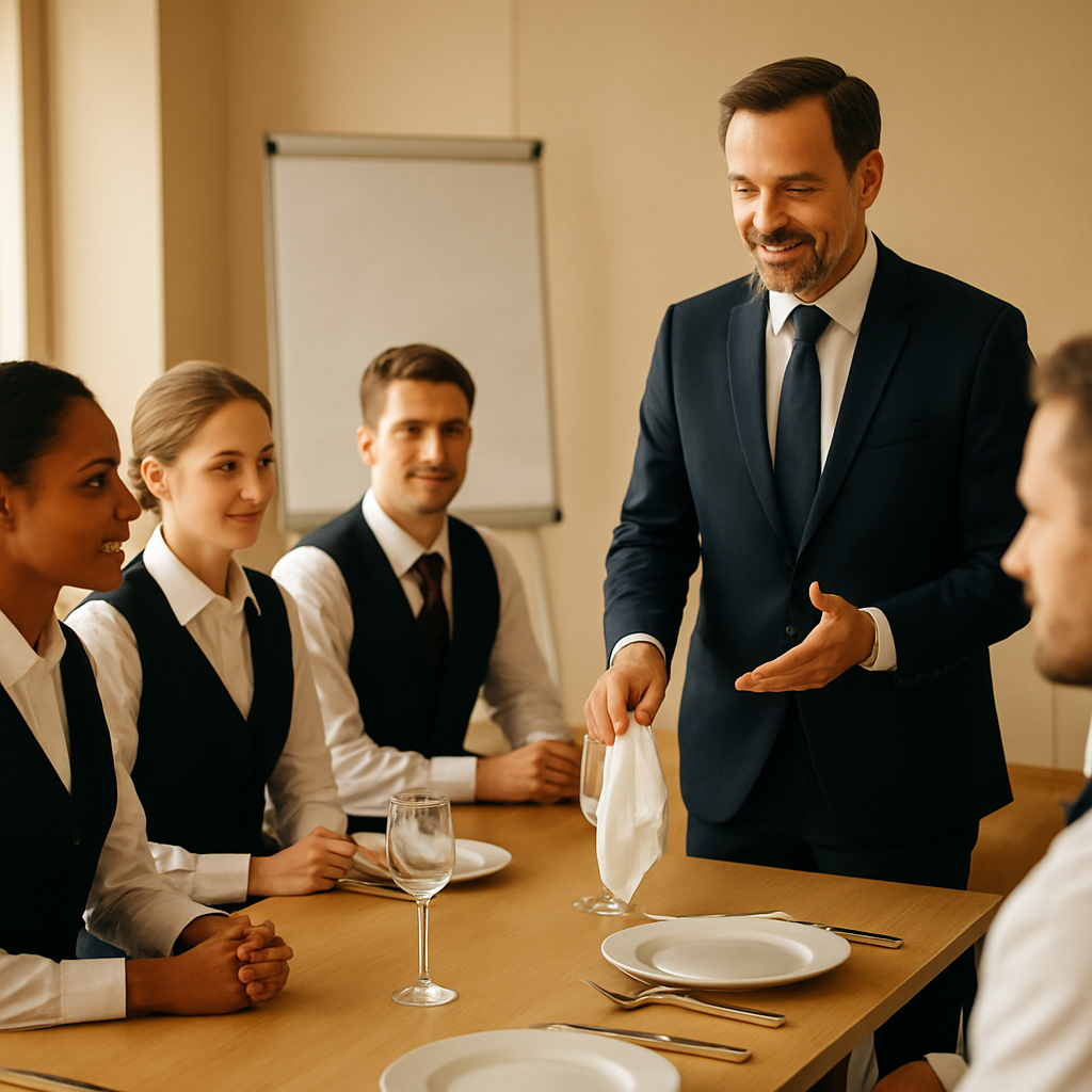 Capacitación de personal de hostelería certificada por INFOTEP